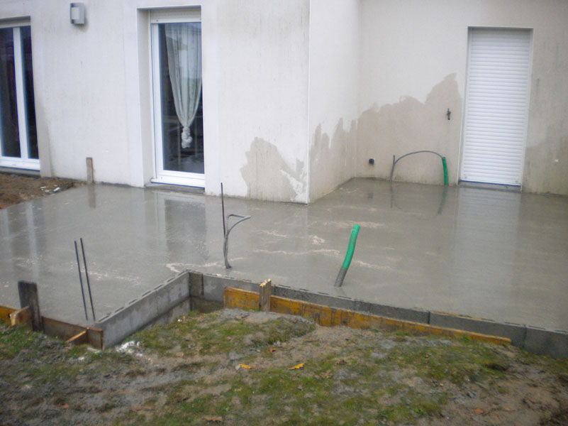 faire une dalle beton pour veranda