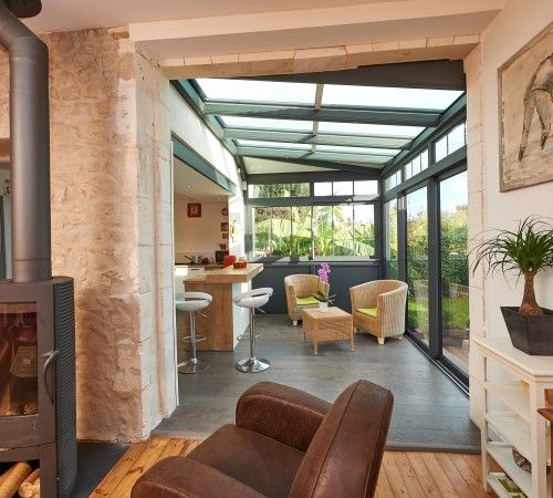 veranda en longueur