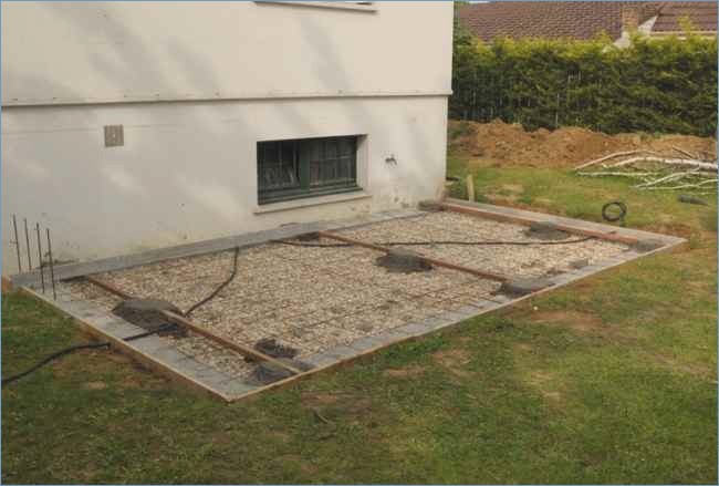 faire une dalle beton pour veranda
