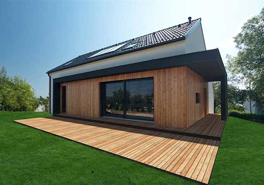 veranda ossature bois alsace