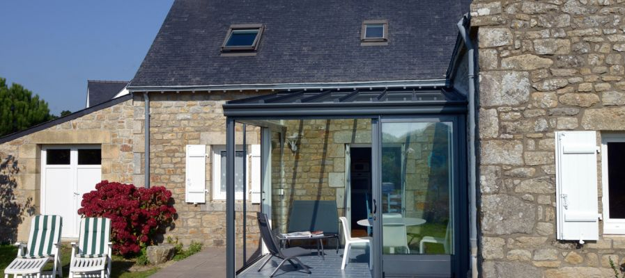 une veranda en kit
