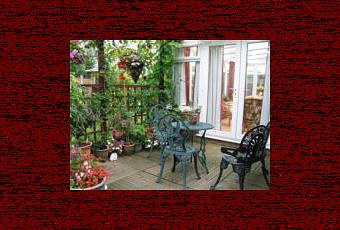 veranda sur jardin privatif