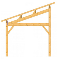 kit de veranda en bois