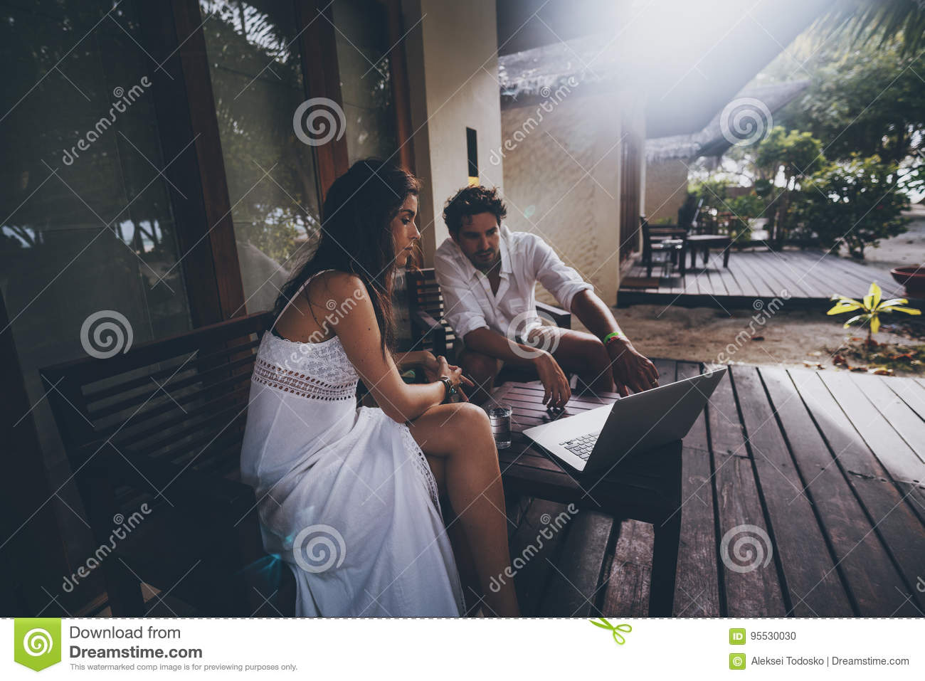 man veranda