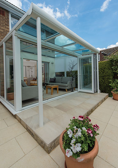 veranda glazed extension