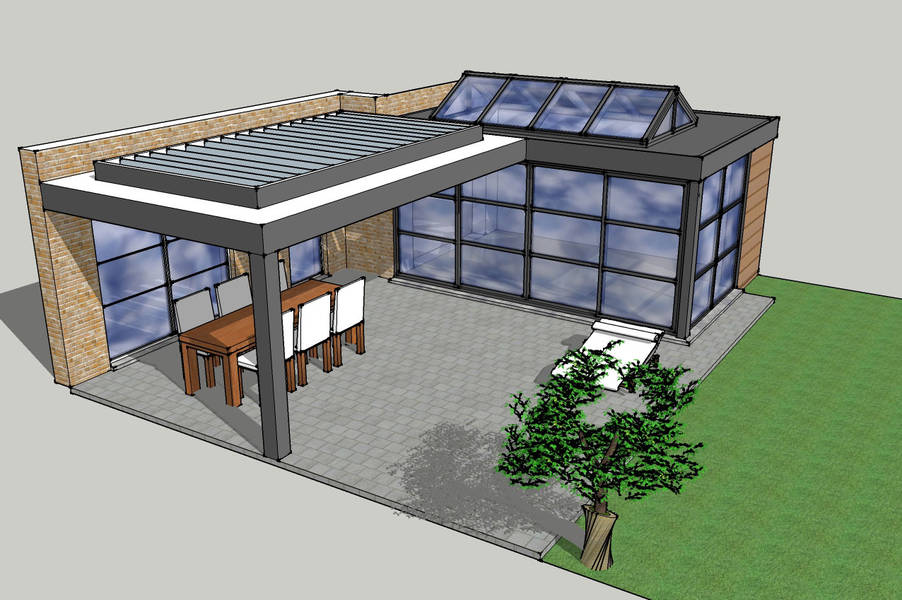 veranda en 3d gratuit