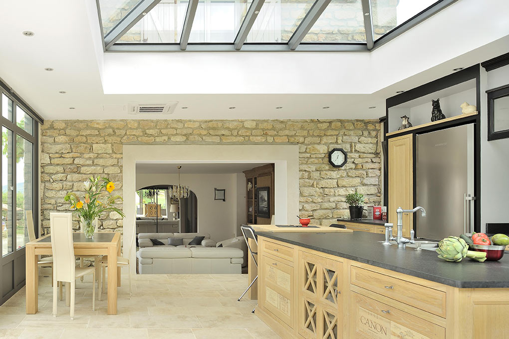 cuisine ouverte veranda