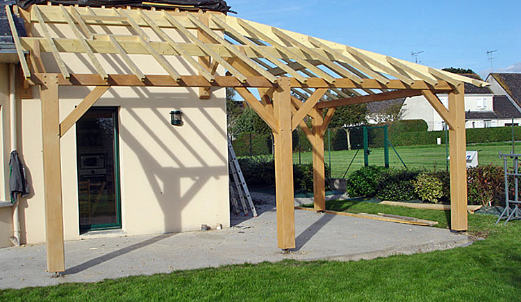 creer une veranda en bois