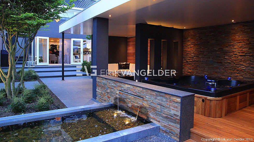 veranda voor jacuzzi