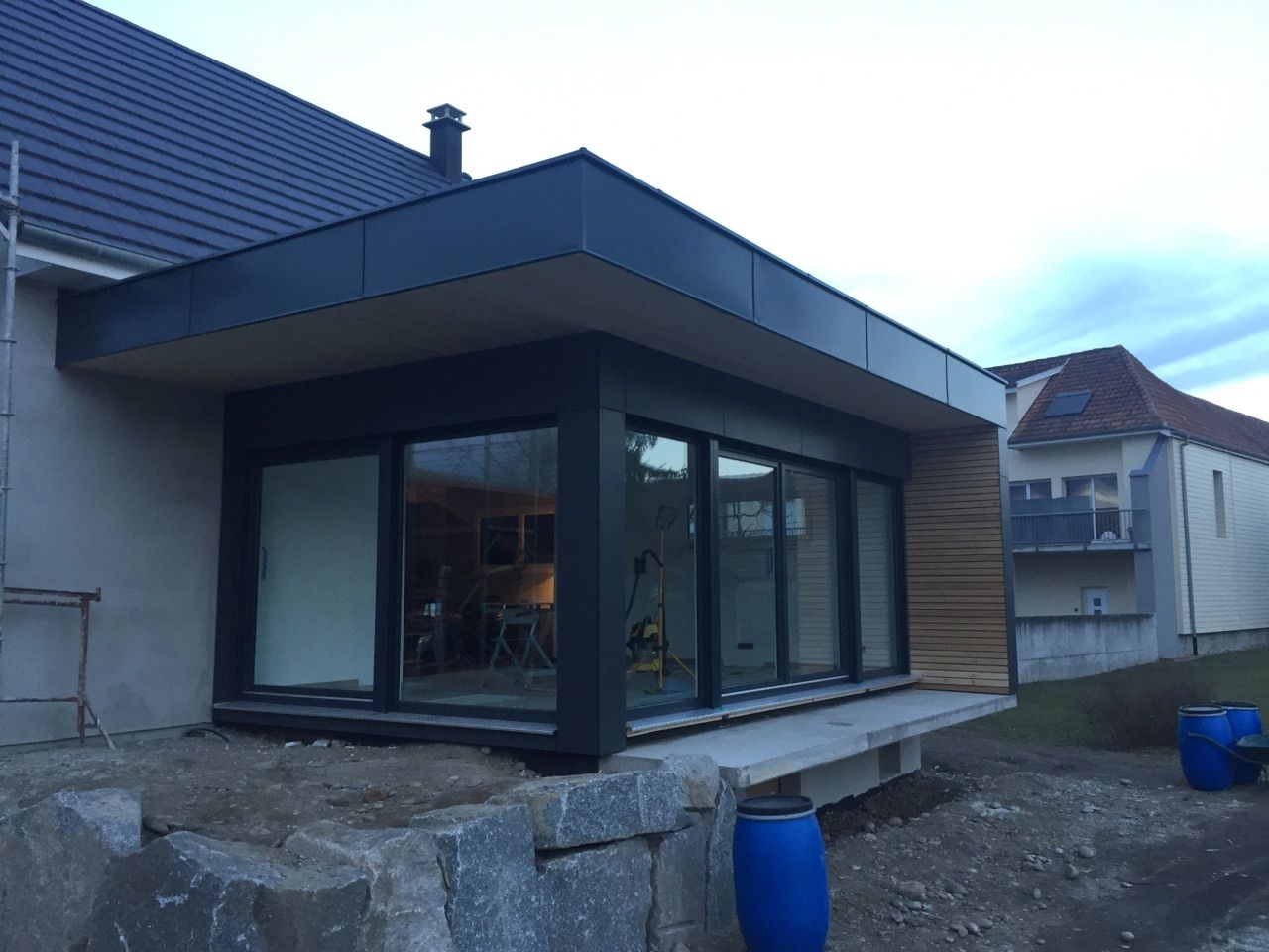 veranda bois haut rhin