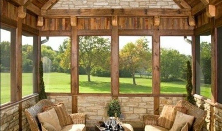 dÃ©coration vÃ©randa bois