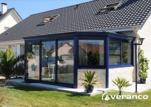 veranda avec petit muret
