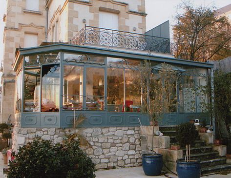 veranda avec balcon