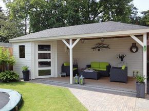 tuinhuis veranda garage