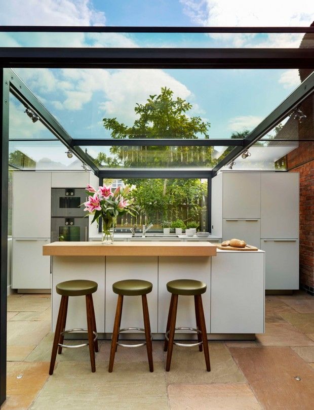 cuisine dans veranda deco
