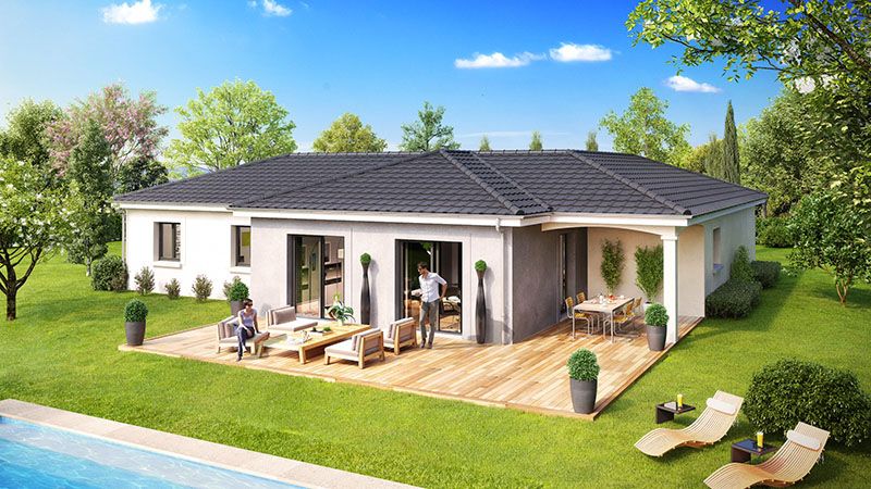 veranda sur maison plain pied
