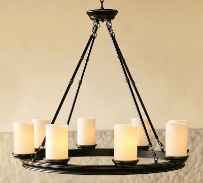 veranda linear chandelier bronze finish