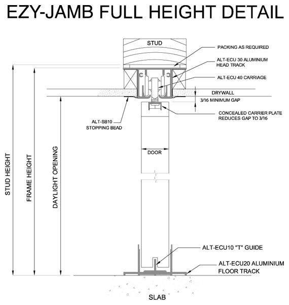 veranda garage door jamb