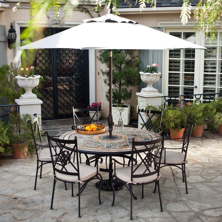 mobilier de veranda en fer forge