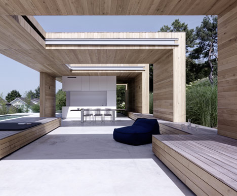 veranda structure beton