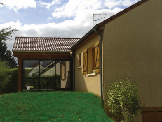veranda bois dijon