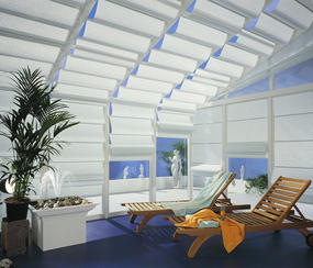veranda rideau store interieur