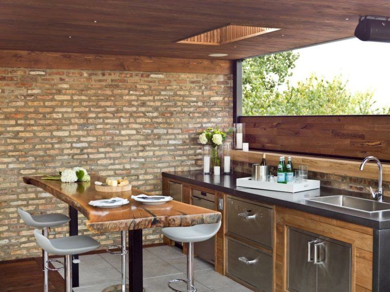 veranda cuisine exterieur