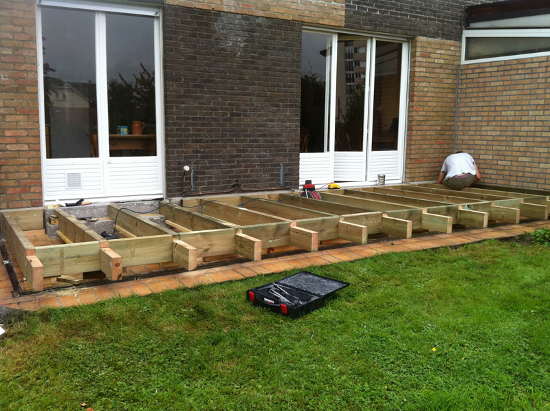 autoconstruction veranda ossature bois