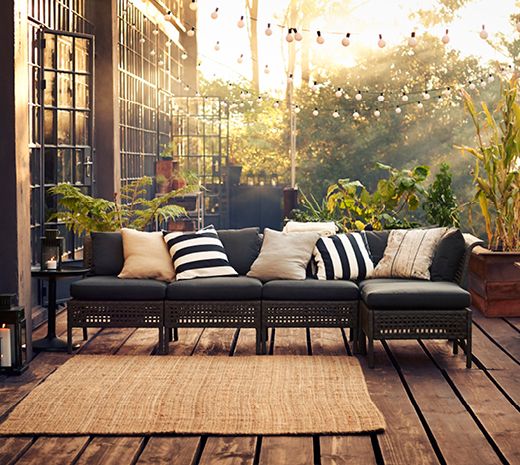 salon pour veranda ikea