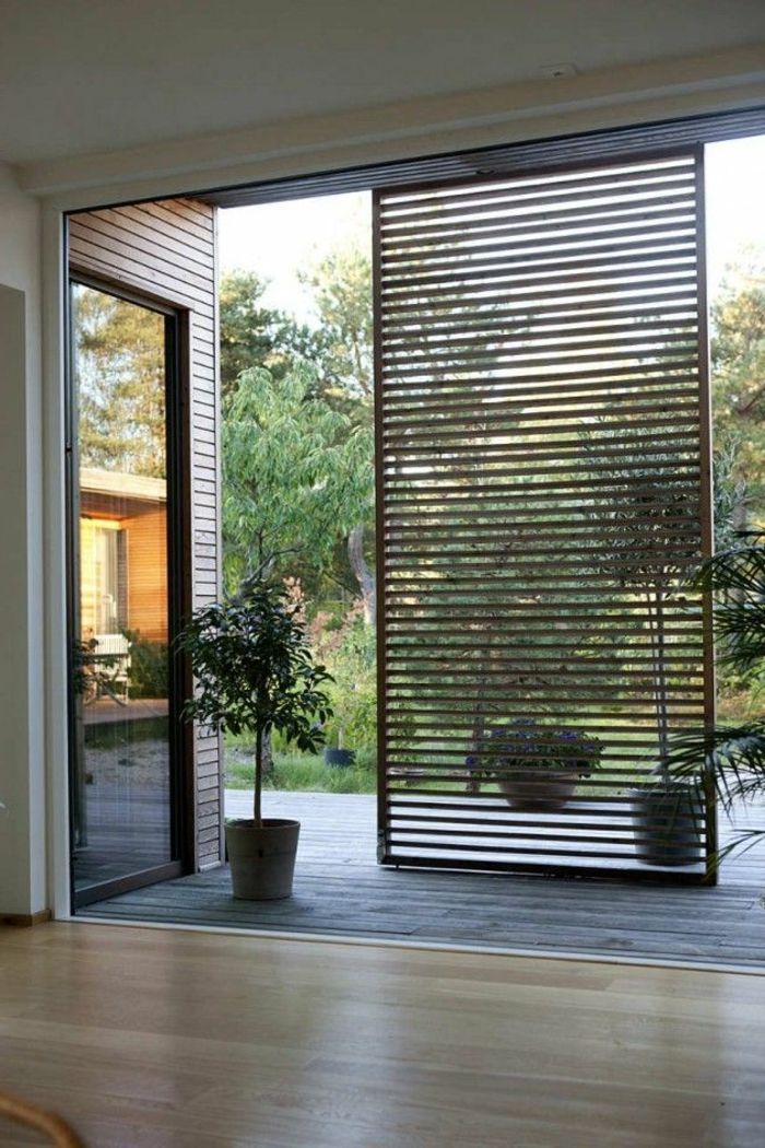 veranda cloison amovible
