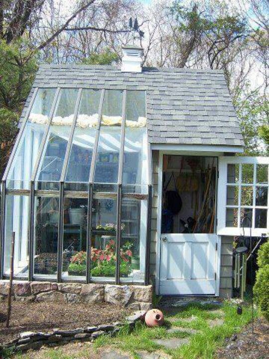 abri de jardin avec veranda