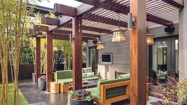 wooden veranda design