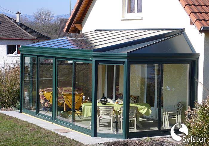 veranda en pignon de maison