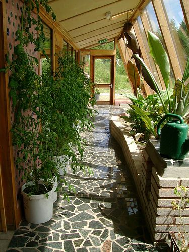 veranda maison passive