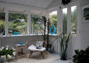 amenagement veranda cosy