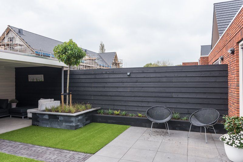 luxe veranda tuin