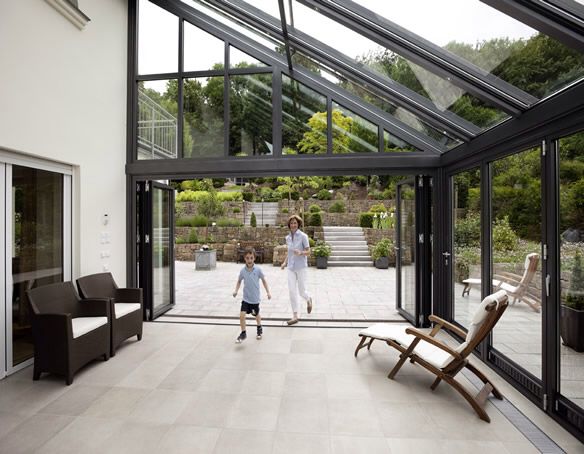 veranda structure beton