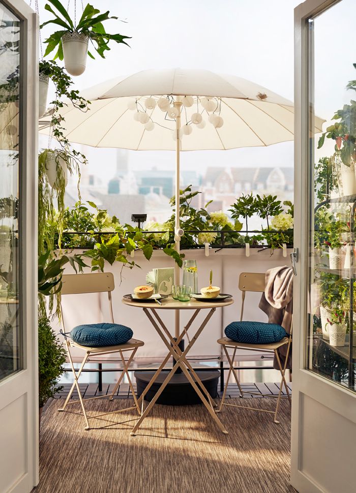 veranda sur petit balcon