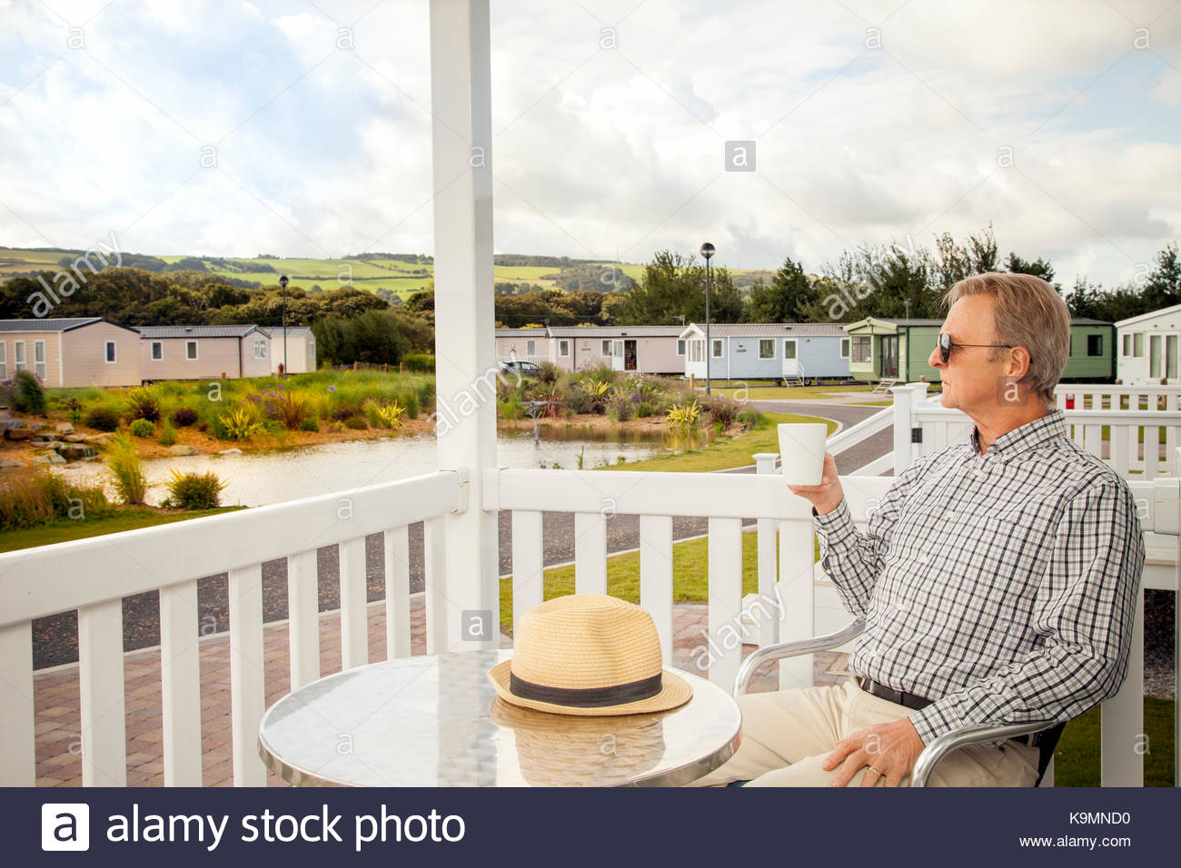 man veranda