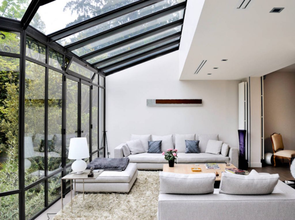 veranda salon cocooning