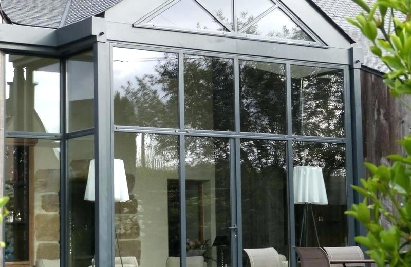 veranda acier en kit