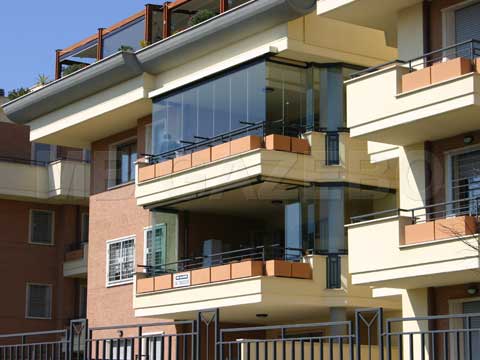 veranda mobile per balcone