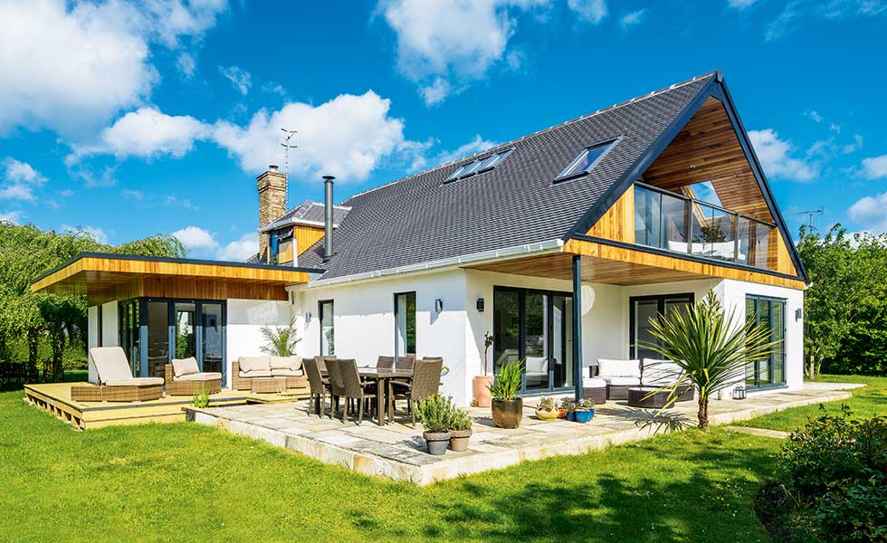 extension chalet veranda