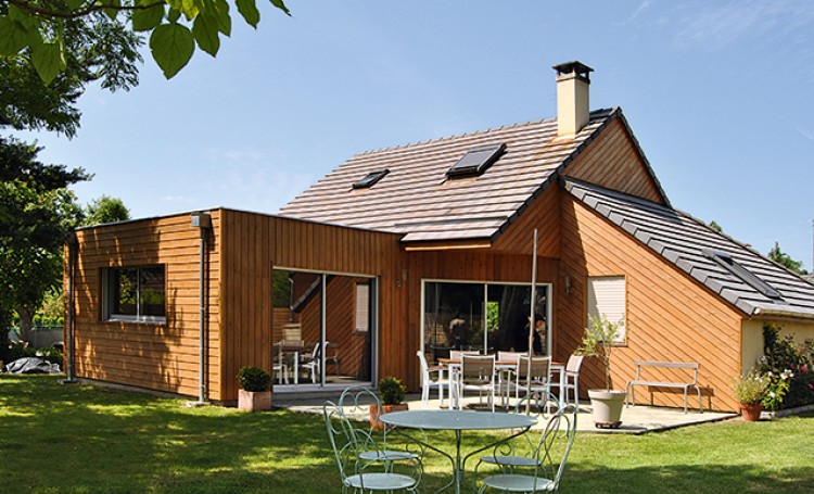 extension ossature bois ou veranda