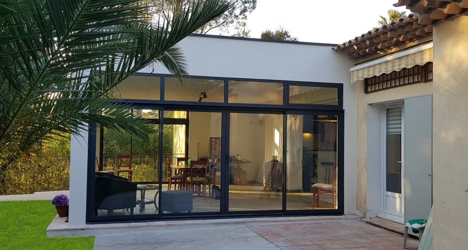 construire veranda toit plat