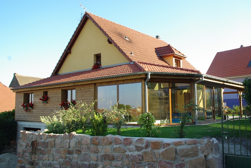 veranda bois haut rhin