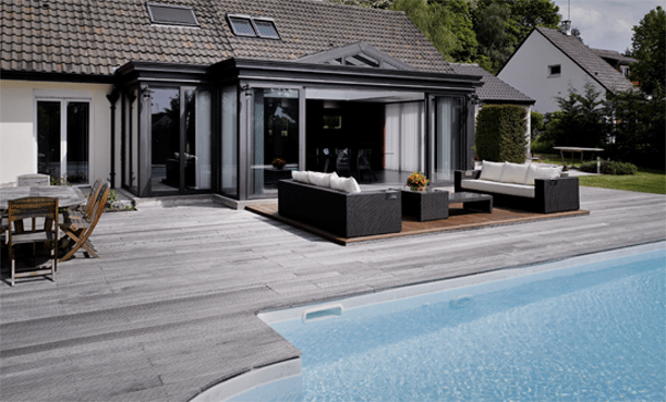 hauteur veranda toit plat