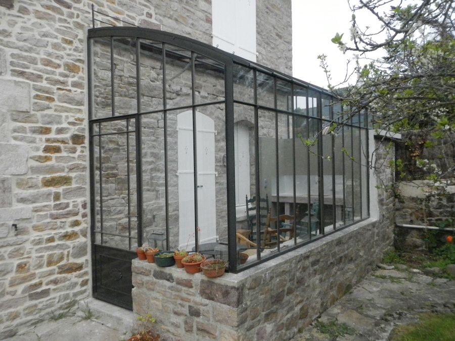 veranda adossee a la maison