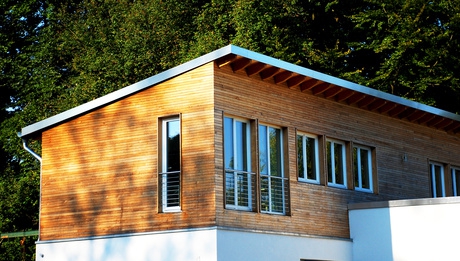 veranda bois chalet
