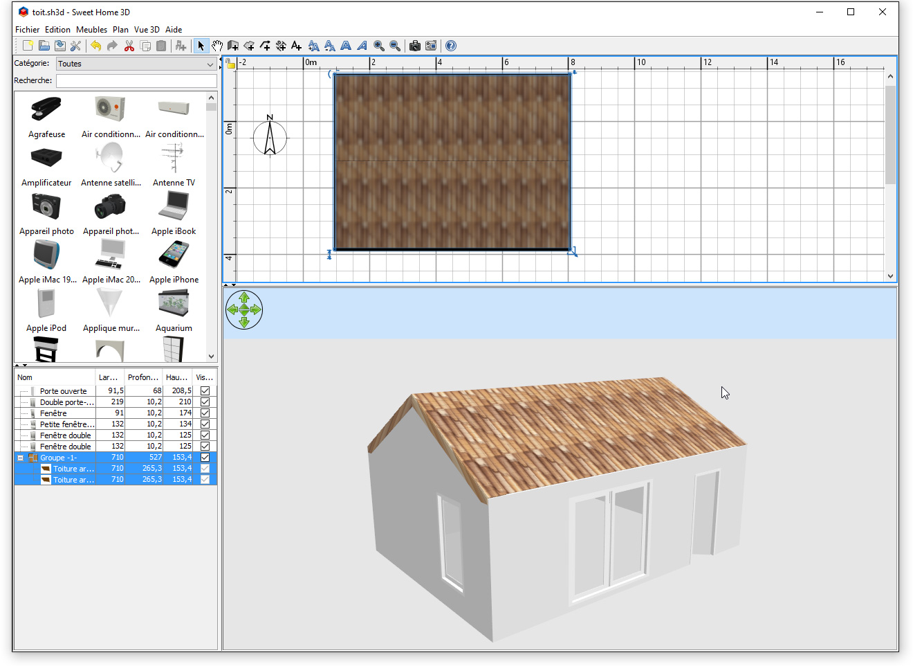 veranda sweet home 3d